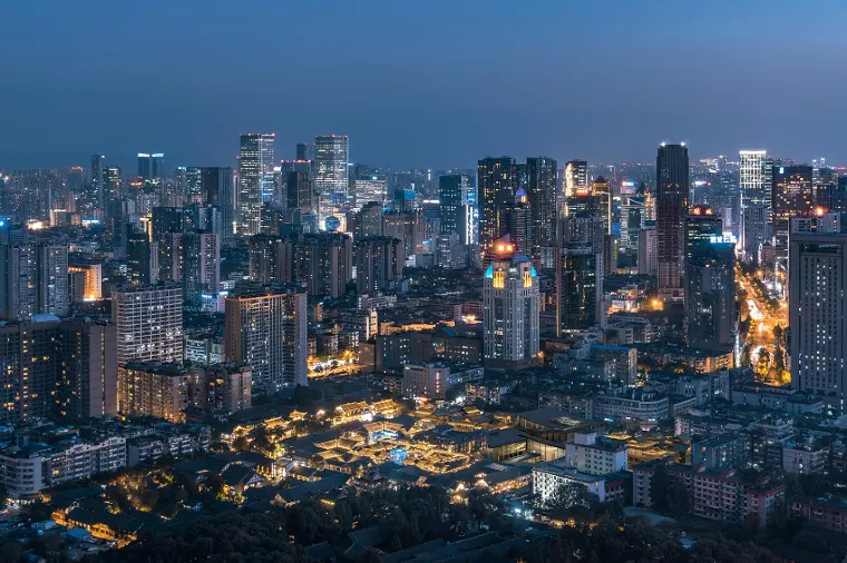 Chengdu night view