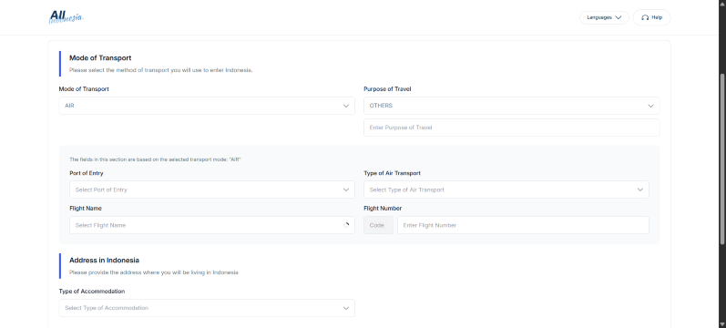 How to Complete the Bali Arrival Card Online