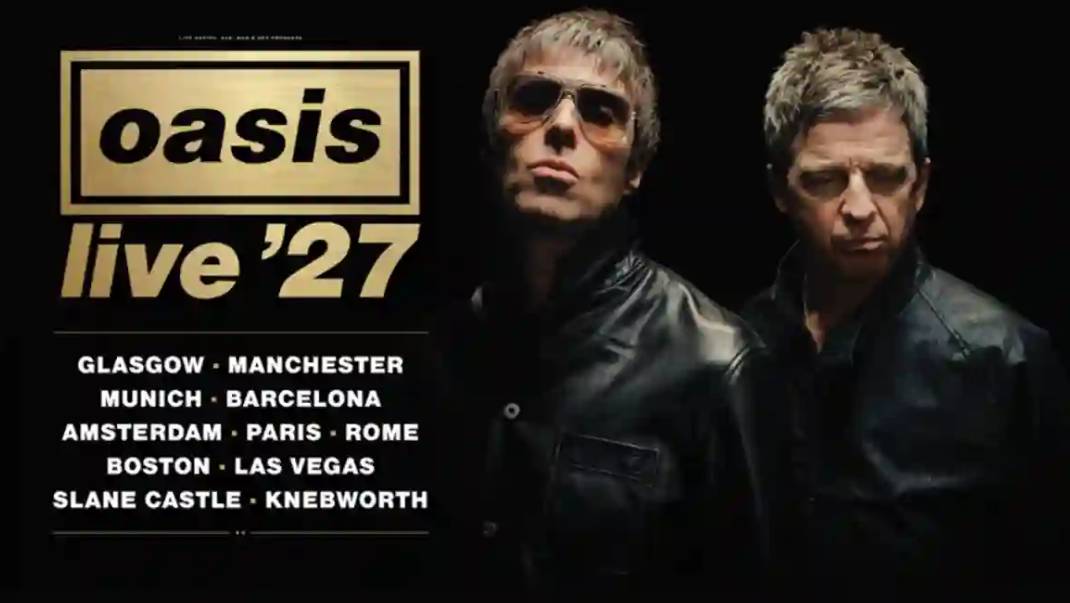 Oasis 2027 Tour Dates in Europe
