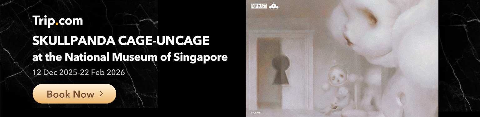 SKULLPANDA CAGE-UNCAGE at the National Museum of Singapore