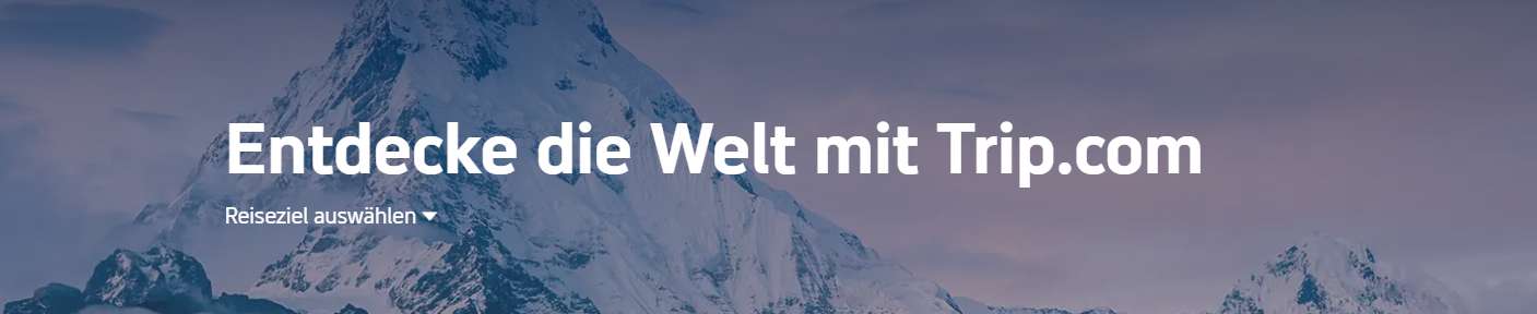 Erkunde die Welt mit Trip.com