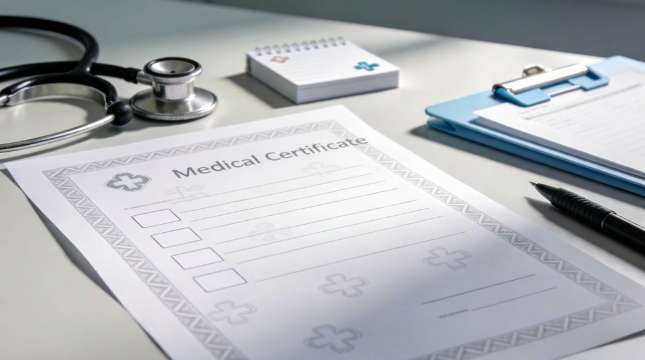 medical certificate
