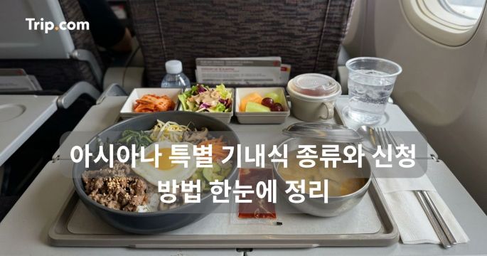 아시아나 특별 기내식 종류와 신청 방법 한눈에 정리 | 트립닷컴