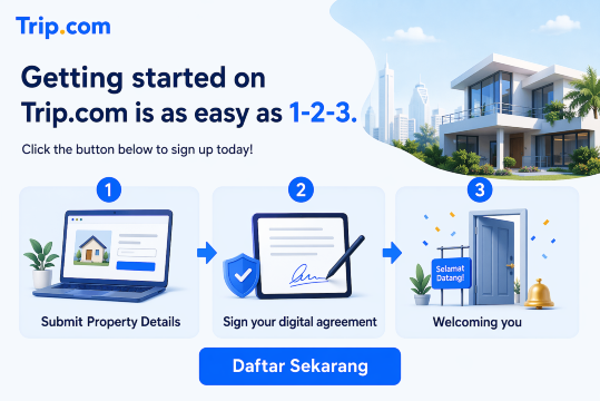 **Daftar di Trip.com**