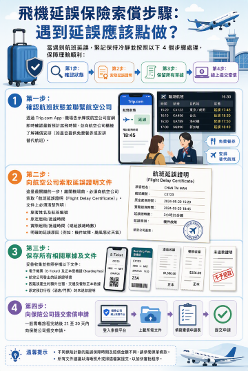 航班延誤索償指南