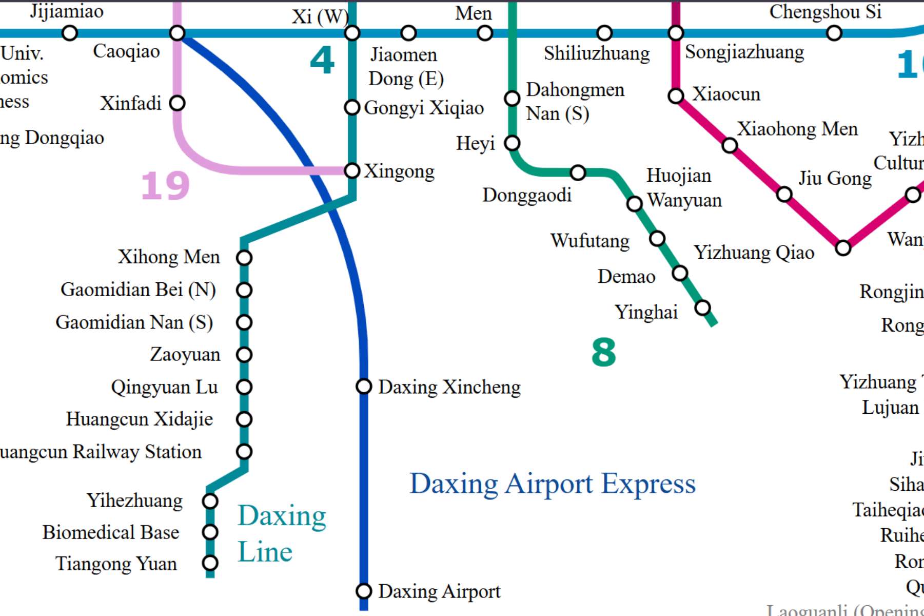  From Beijing Daxing Airport