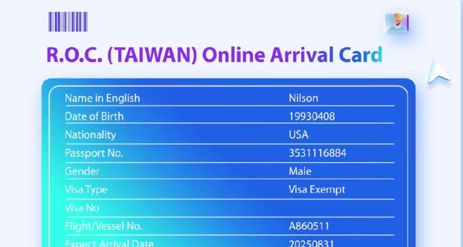 What Is Taiwan Digital Arrival Card?