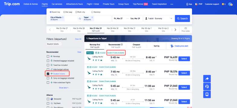 How to Book Trip.com Student Discount on Flights
