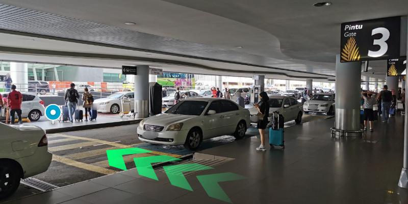 Naik Taksi atau Ride-Hailing dari Bandara Penang (PEN) ke Kota Penang