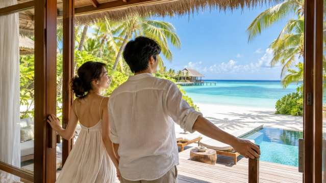 1. モルディブ新婚旅行の費用は2人で70〜100万円が目安