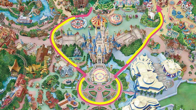 東京迪士尼聖誕節 | 演出位置