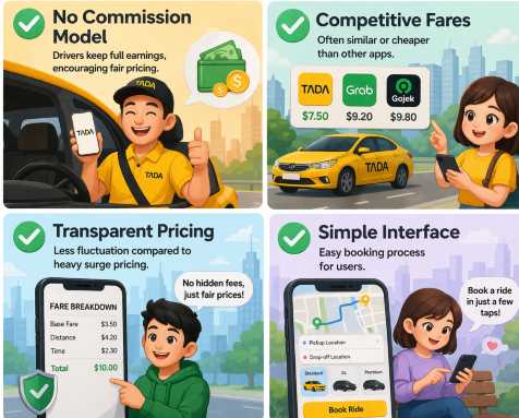 Benefits book Tada Taxi