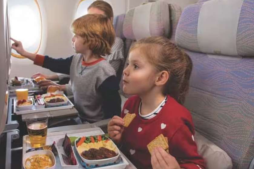エミレーツ航空の特別機内食（スペシャルミール）
