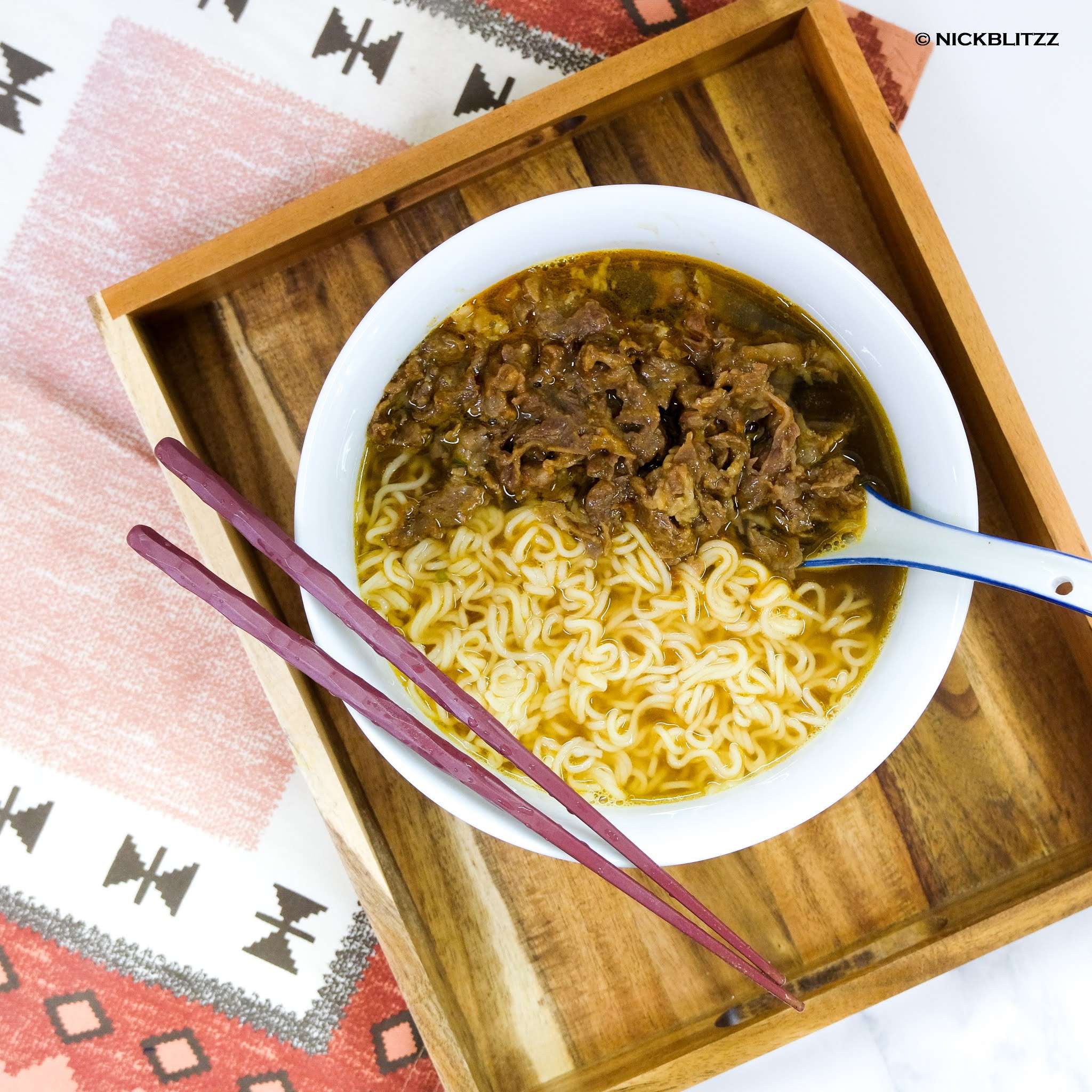 Halal Satay Beef Noodles