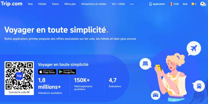 réserver vos billets de train depuis trip.com