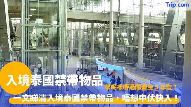 入境泰國禁帶物品