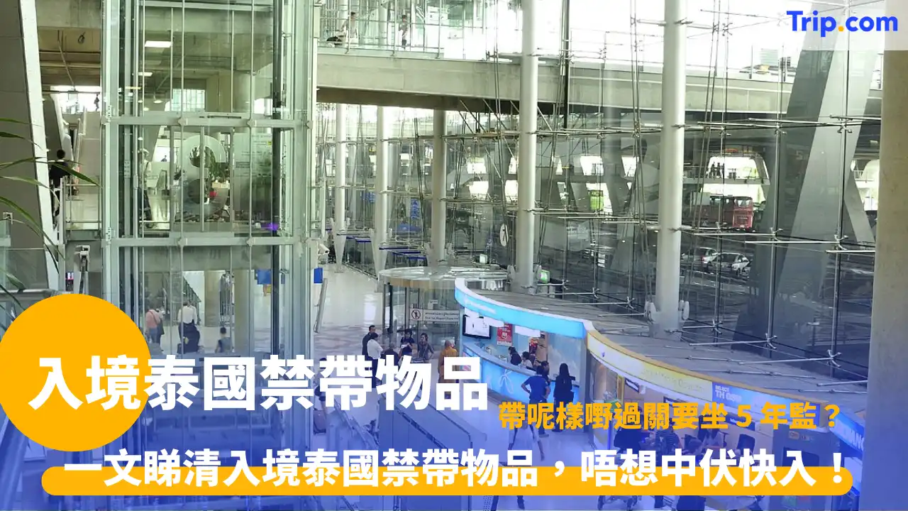 入境泰國禁帶物品 | 過關懶人包：10類違禁品與海關限額 | Trip.com