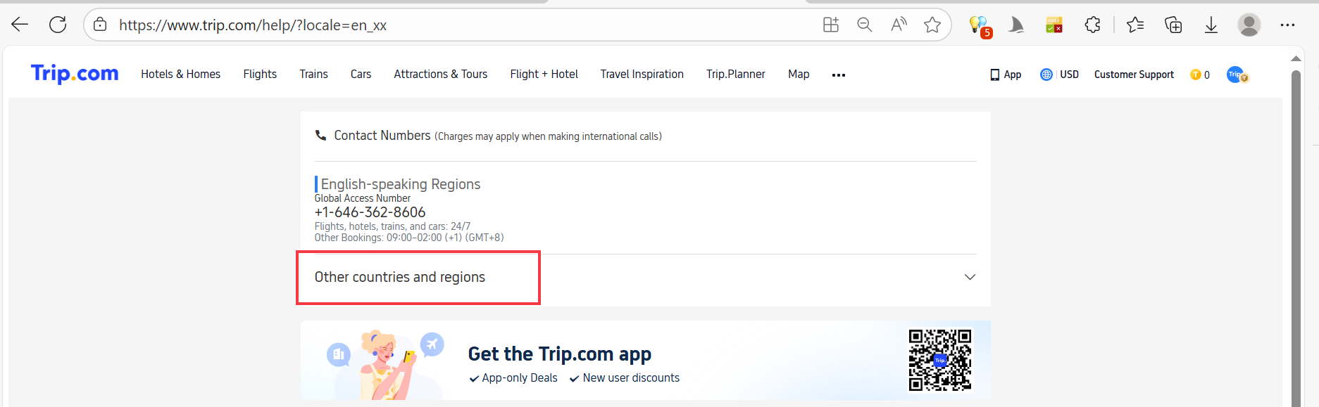 How to Find Trip.com Contact Numbers for More Regions