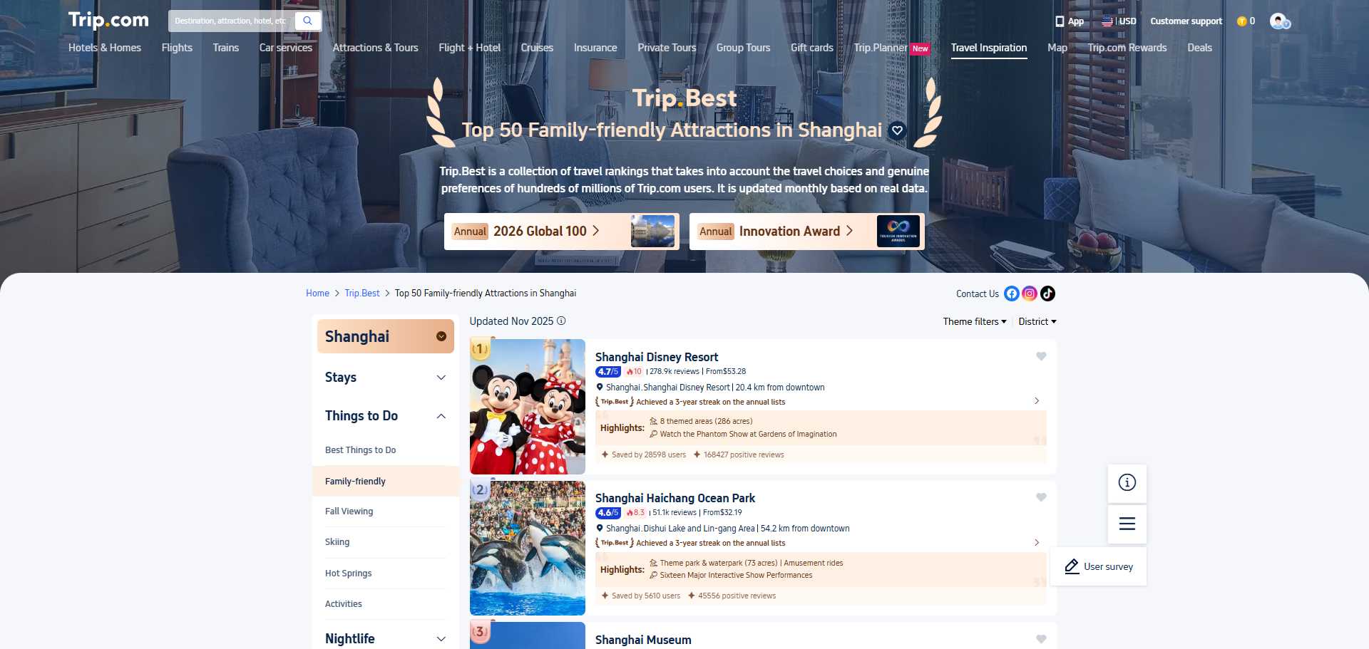 The most popular Attractions in Shanghai