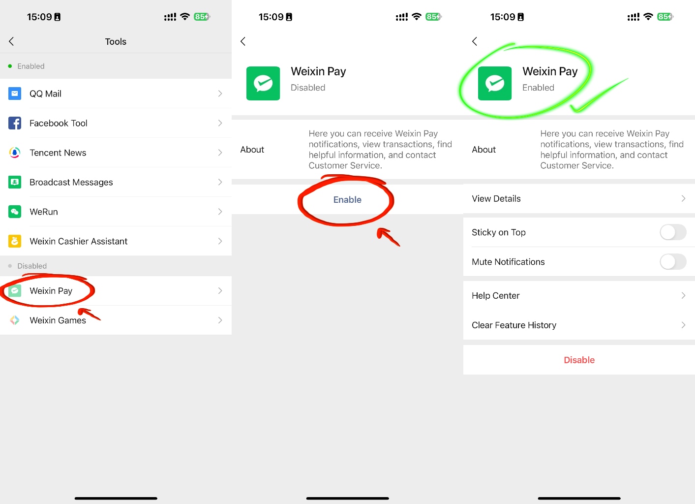 How to Enable WeChat Pay