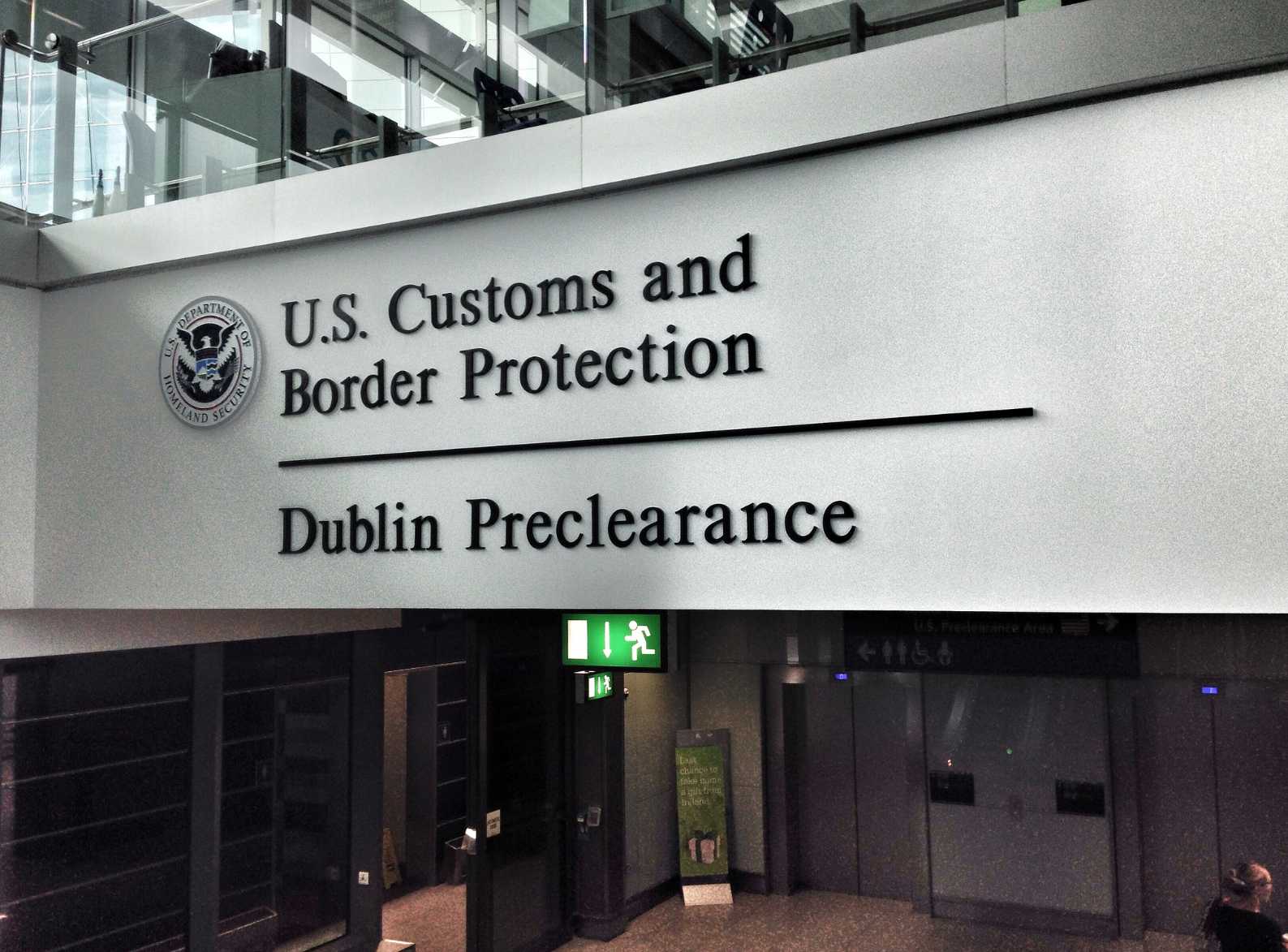 Customs at Ireland Airport