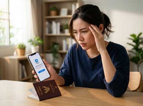 การยืนยันหนังสือเดินทาง Alipay ไม่สำเร็จ 