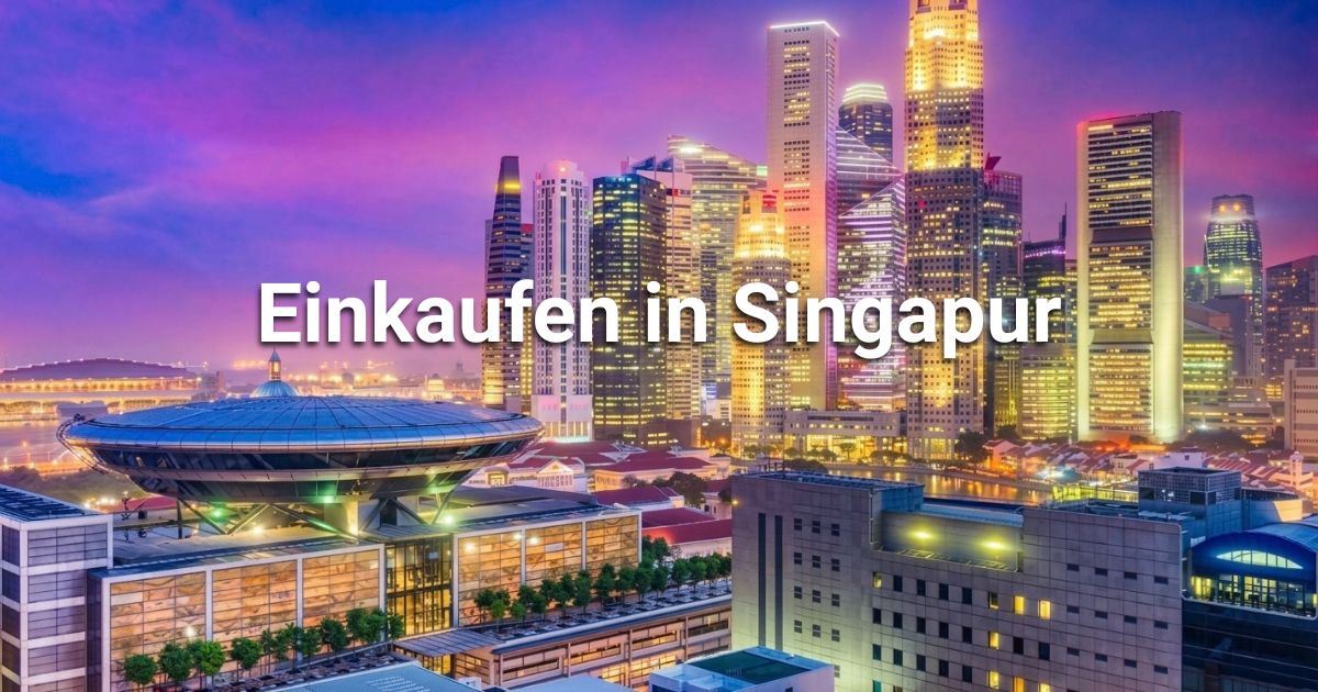 Einkaufen in Singapur: Souvenirs und Einkaufsviertel
