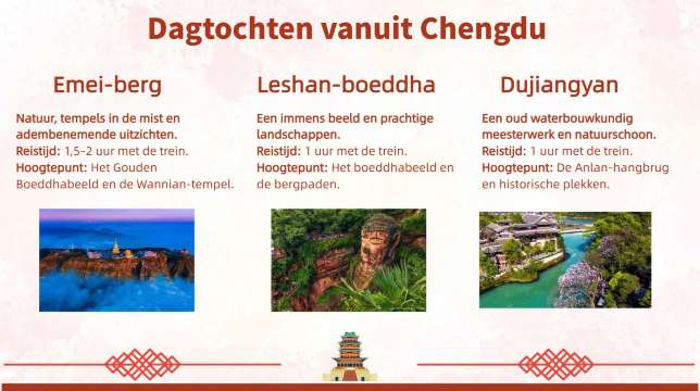 Beste dagtochten vanuit Chengdu