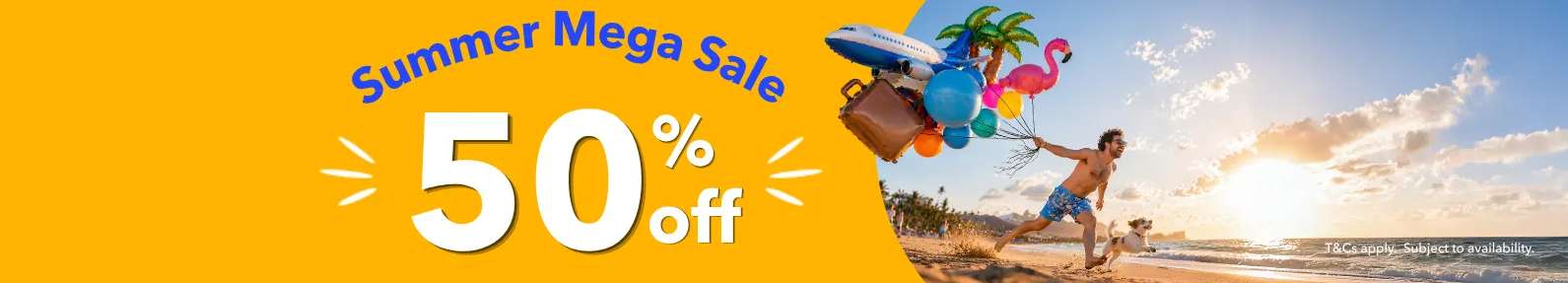 Summer Mega Sale: Up to 50% Off Travel