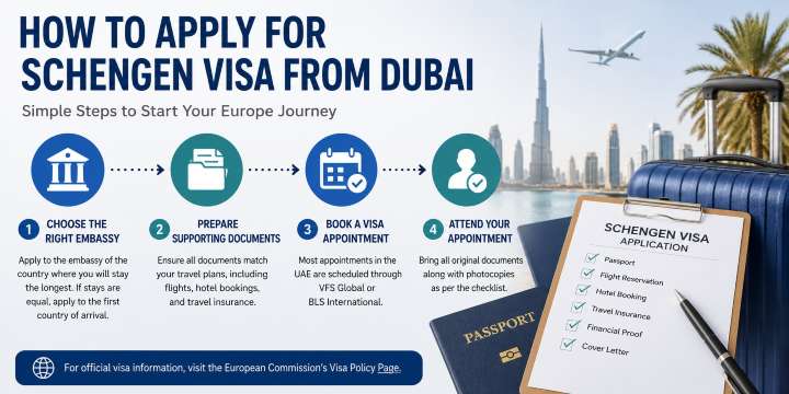 Travel Itinerary for Schengen Visa