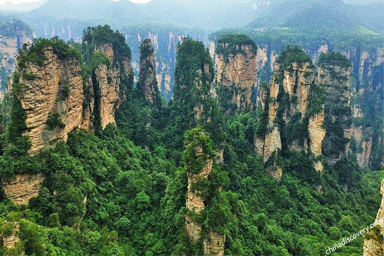 Huangshizhai dan Lembah Jinbian