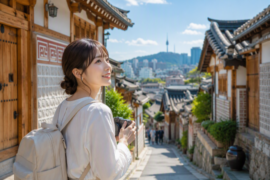 韓国旅行の日本人