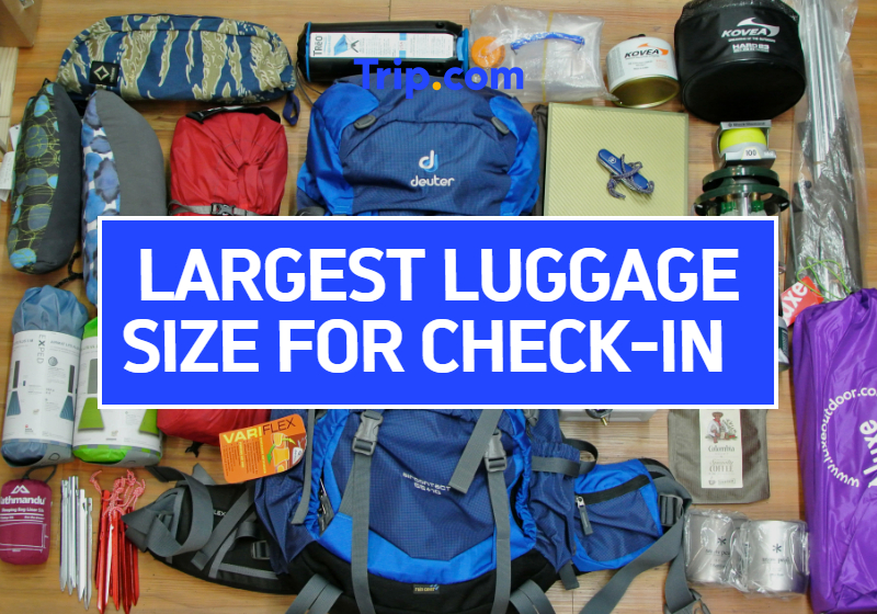 What Is the Largest Luggage Size for Check-In?