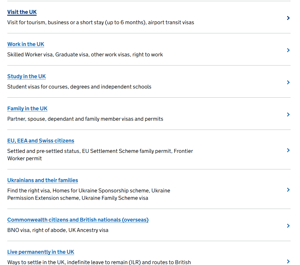 How to apply UK Visa Step 1