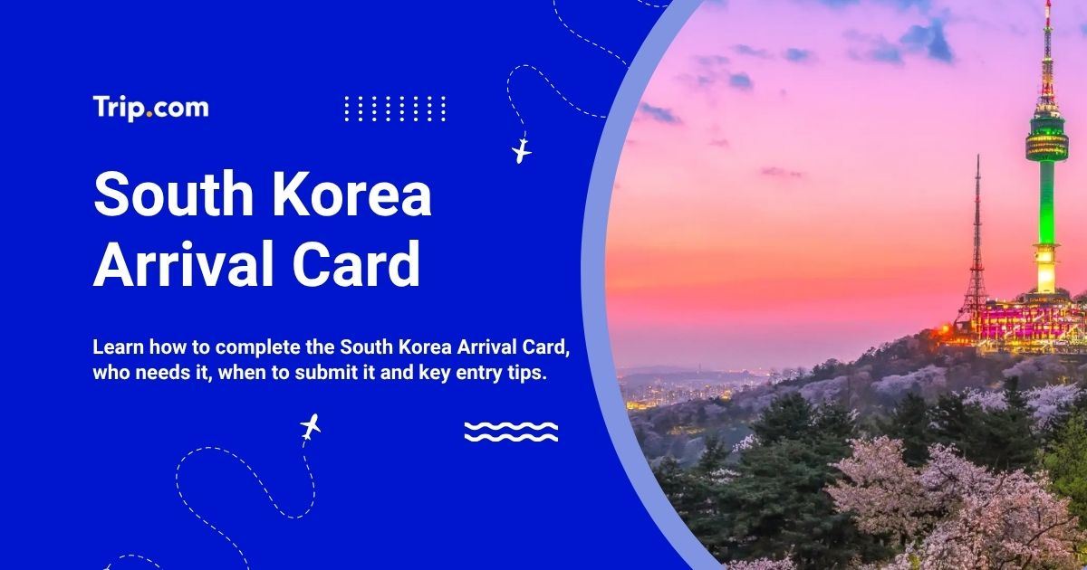 South Korea Arrival Card