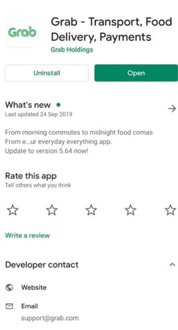 Download Grab Apps