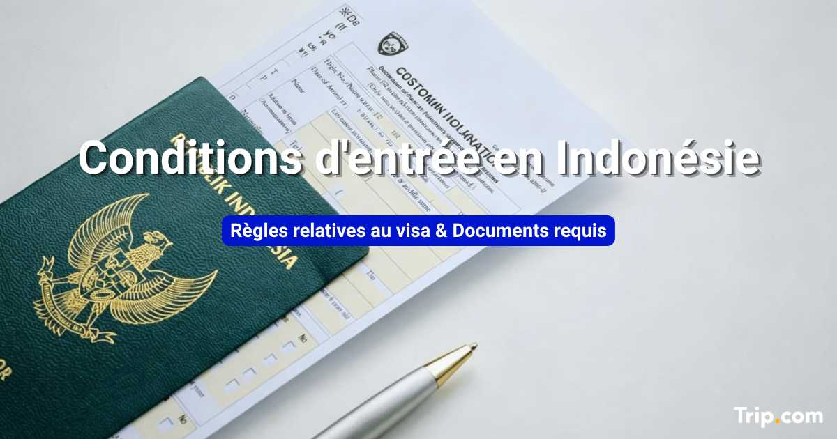 Conditions d'entrée en Indonésie : Faut-il un visa ?