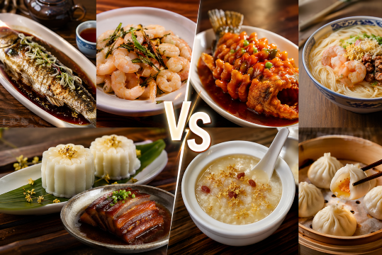 Hangzhou vs Suzhou food
