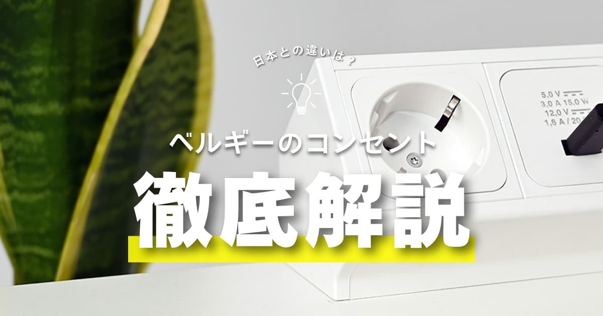 ベルギーのコンセントは2種類！日本と異なる電圧と変換プラグ｜Trip.com