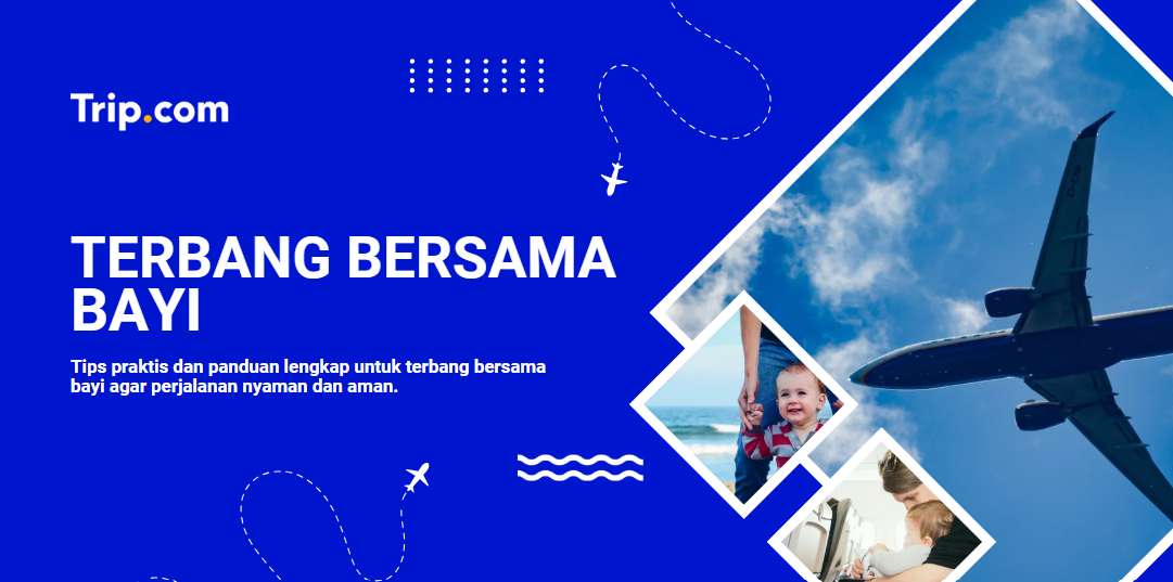 terbang bersama bayi