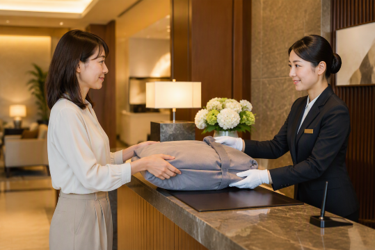 ホテルランドリー利用
