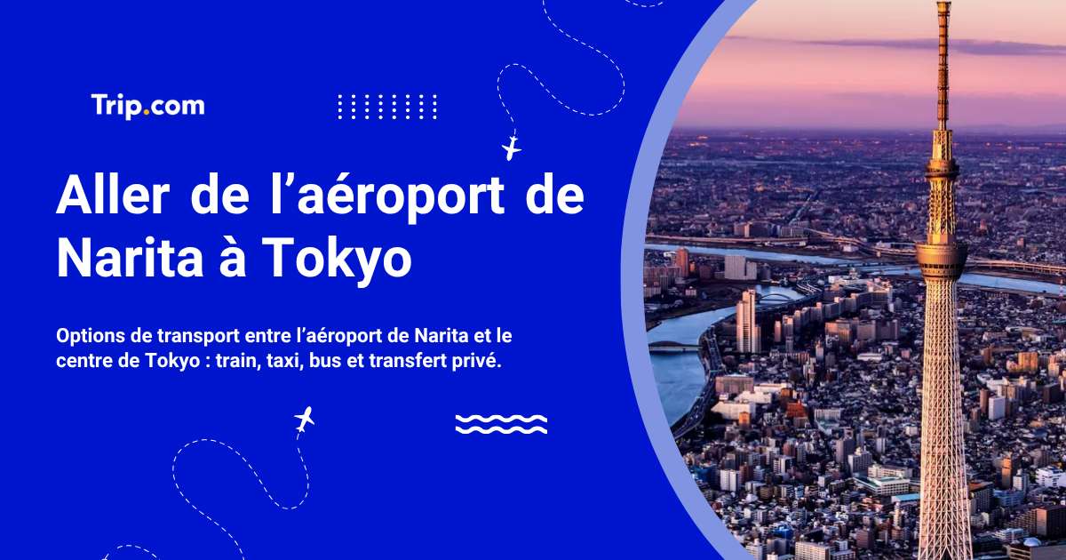 Aller de l’aéroport de Narita à Tokyo