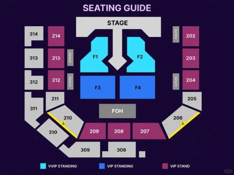 The 35th Seoul Music Awardsの座席図