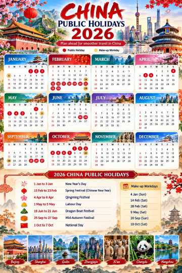 China Public Holiday 2026