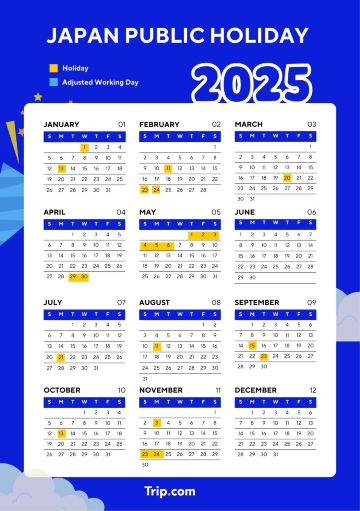 Japan Public Holiday 2025 Calendar