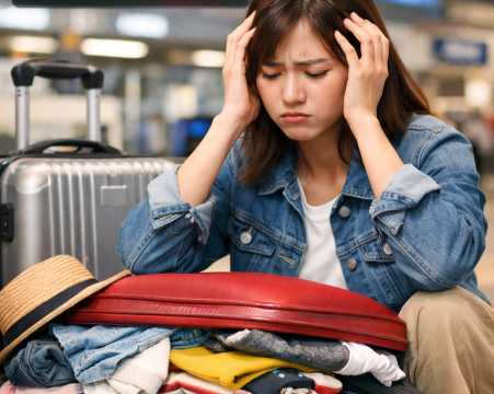 正烦恼着行李超重问题？