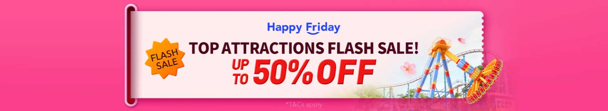 Trip.com Happy Friday Offers: 50% Off + BOGO Deals