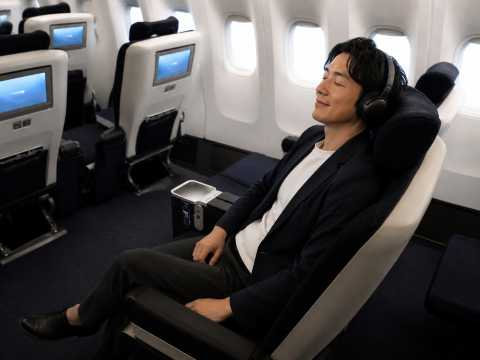 ブリティッシュ・エアウェイズのWorld Traveller Plusの座席