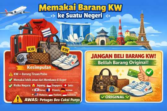 Aturan Memakai Barang KW Saat Traveling ke Luar Negeri | Trip.com