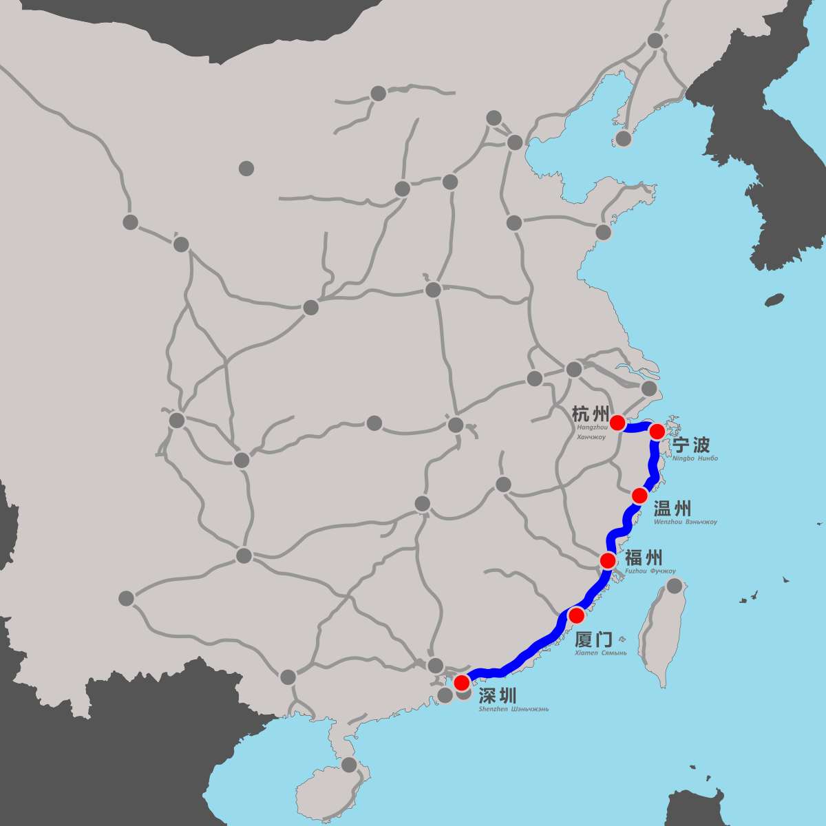 HSR MAP